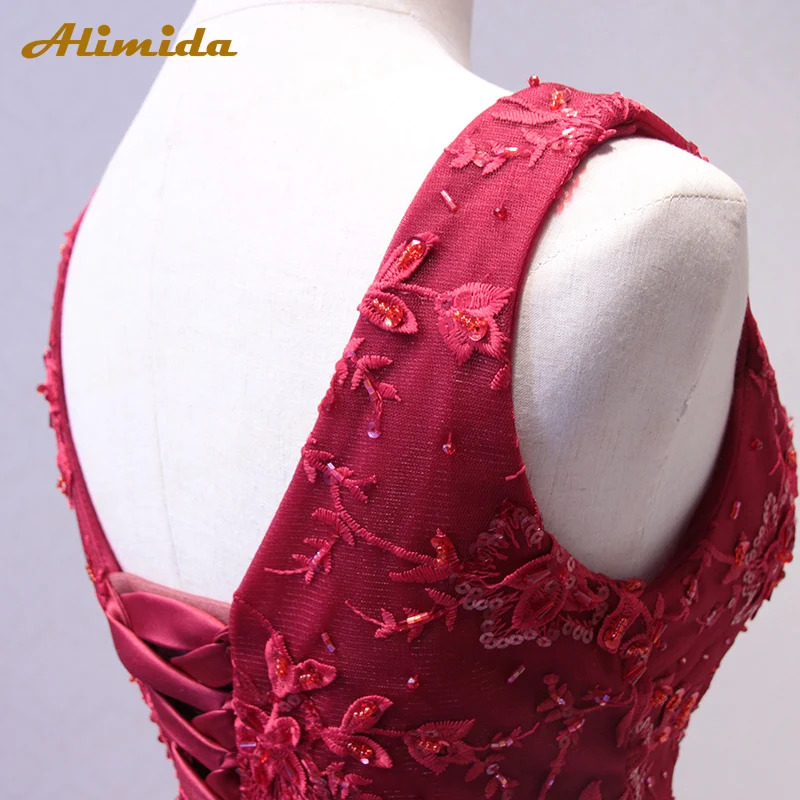 ALIMIDA длинное вечернее платье 2020 с аппликацией платья для выпускного вечера