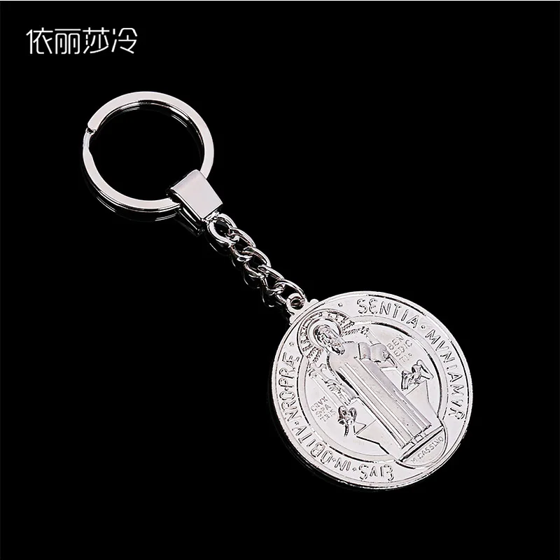 Подвеска в виде Креста Иисуса из сплава брелок Святого Бенедикта аксессуары для