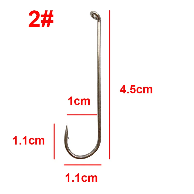 100 шт. 79580 летающих крючки из высокоуглеродистой стали удлиненное стримерные