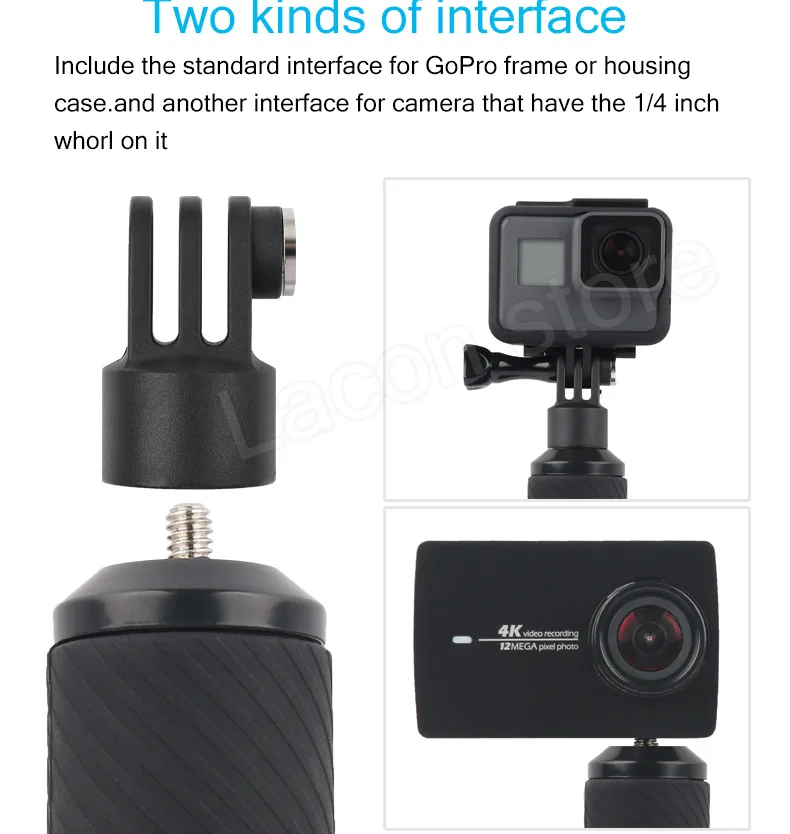 Аксессуары для Gopro, водонепроницаемая рукоятка, противоскользящая поплавок, плавающая ручная палка для Go Pro Hero 8 7 6 5 4 для Yi 4K