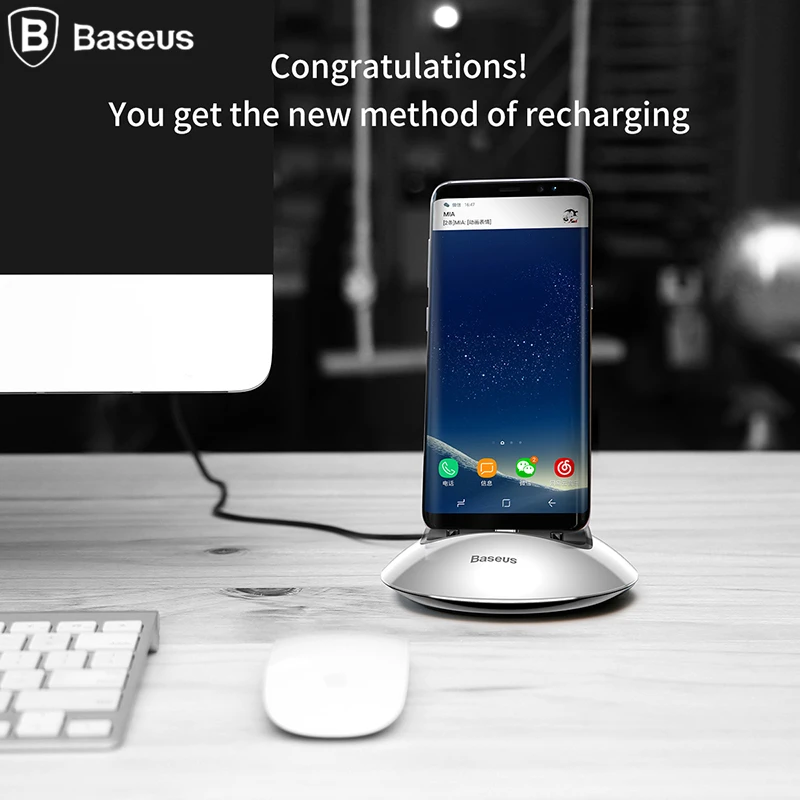 BASEUS USB c док станции для Samsung Galaxy Note 8 S8 Xiaomi Huawei Тип станция синхронизации данных C