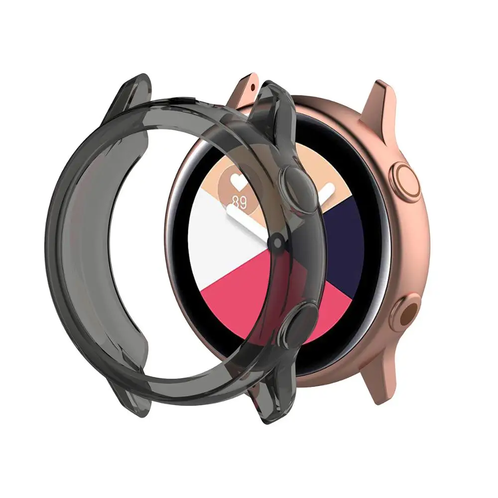 Мягкий умный чехол FIFATA для Samsung Galaxy Watch прозрачный защитный из ТПУ часов