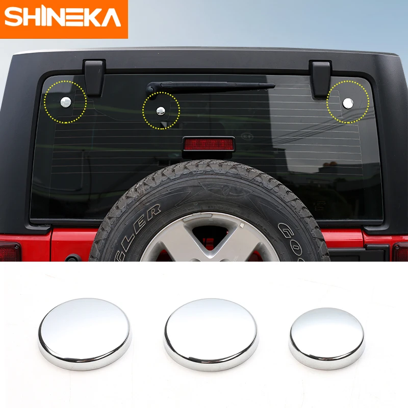 SHINEKA крышка заднего лобового стекла комплект для литья кнопки Jeep Wrangler JK 2007 2016