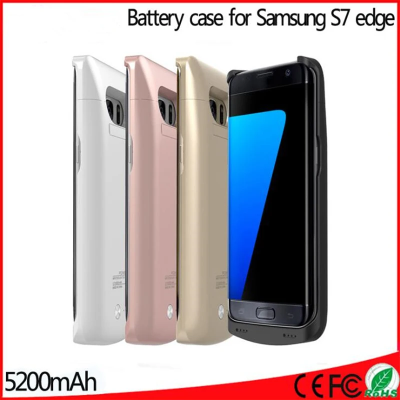 S7 край Батарея чехол для samsung Galaxy случае 5200 мАч Зарядное устройство Дело Капа