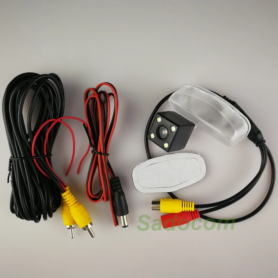 Автомобильный CCD 4 светодиода запасная проволока или беспроводной монитор камера