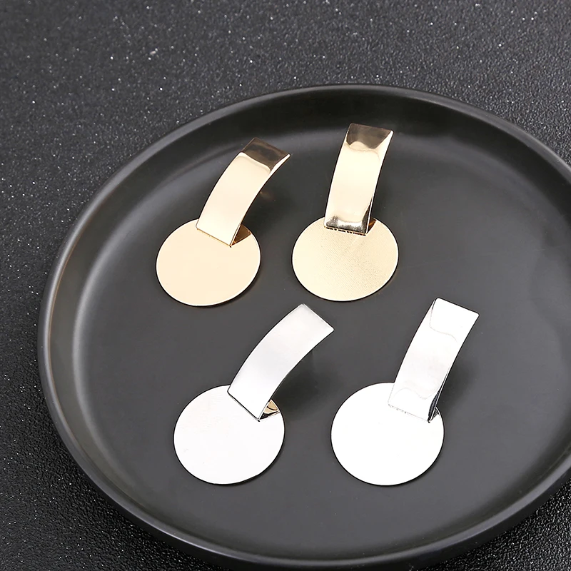 Женские Геометрические серьги XIYANIKE большие металлические круглые в стиле ретро