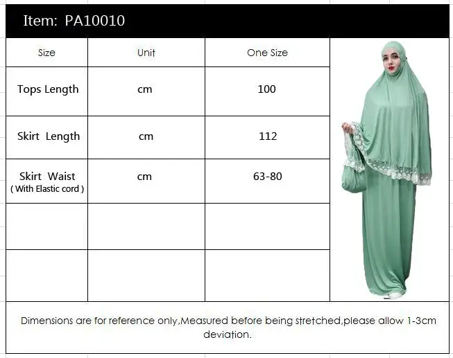2 шт. abaya Robe Femme Рамадан мусульманское платье хиджаб Турция Кафтан Дубай женщины кафтан молитва Исламская одежда Ближний Восток Рамадан