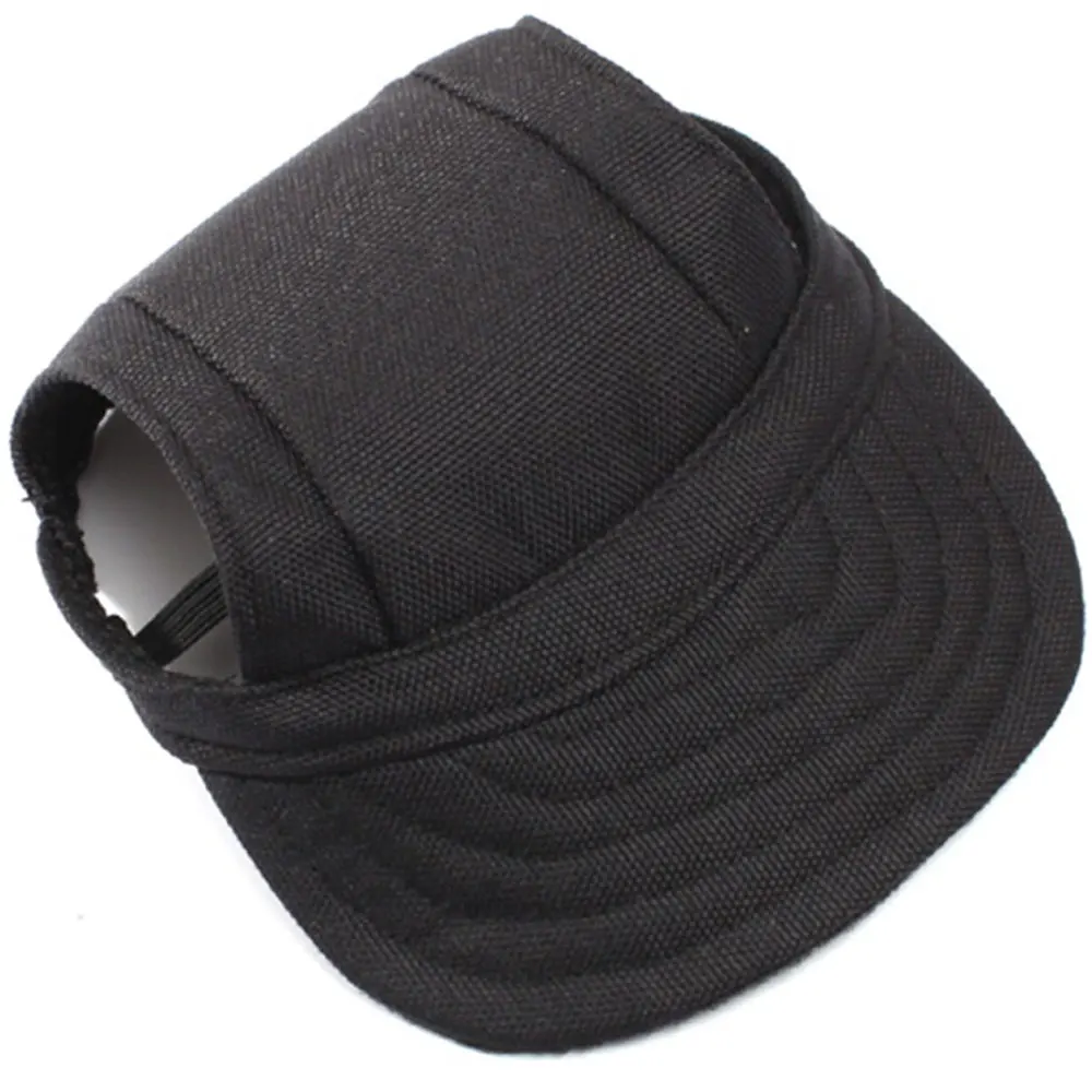 Летняя бейсболка для собак парусиновая шапка с отверстиями ушей маленьких