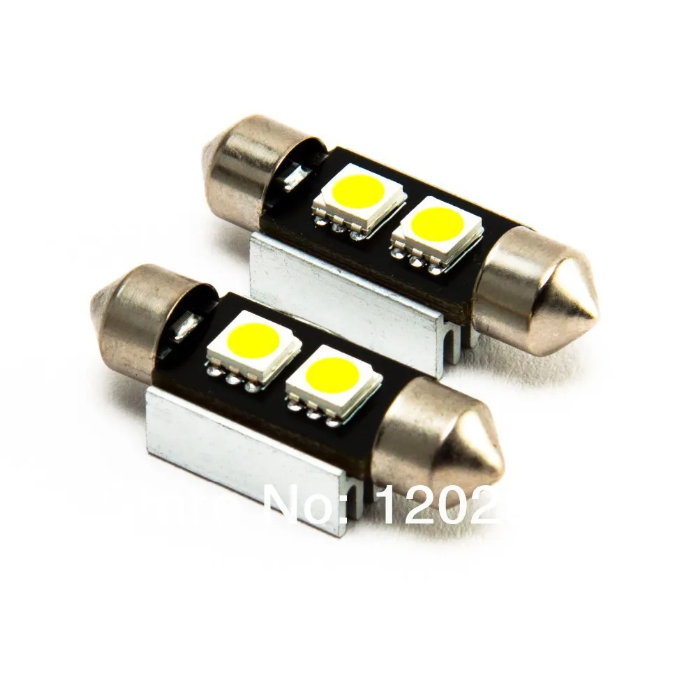 Бесплатная доставка 10 шт. 2SMD светодиодный 31 мм 269 гирлянда CANBUS без ошибок белый