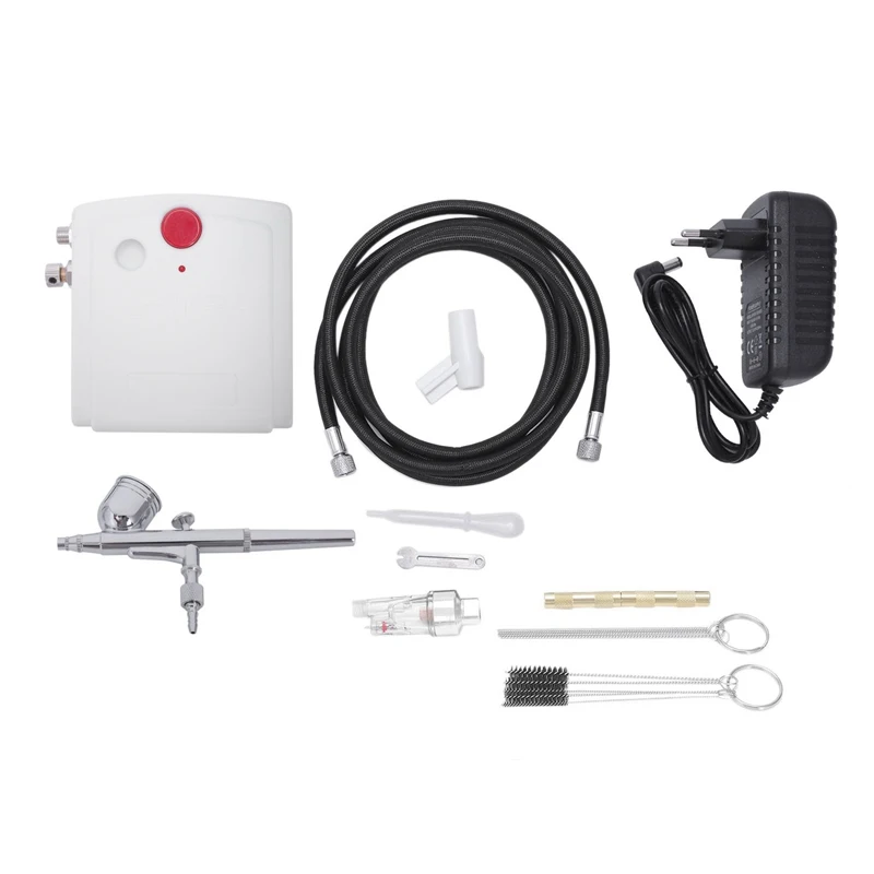 Штепсельная Вилка европейского стандарта мини Аэрограф Двойного действия с