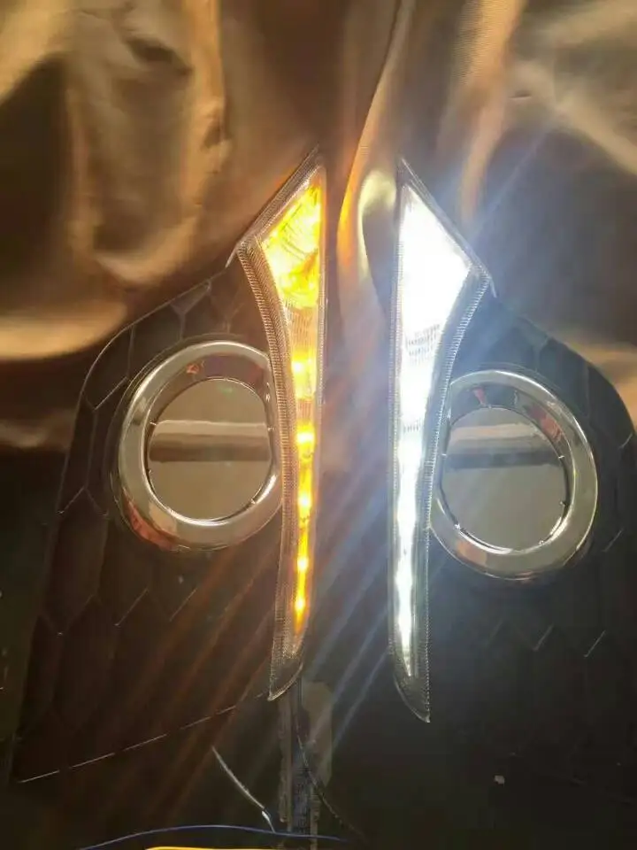 Sylphy daytime light 2015~2017!Free ship!LED bluebird fog lightSylphybluebird Lannia Micra Titan versa stanza | Автомобили и