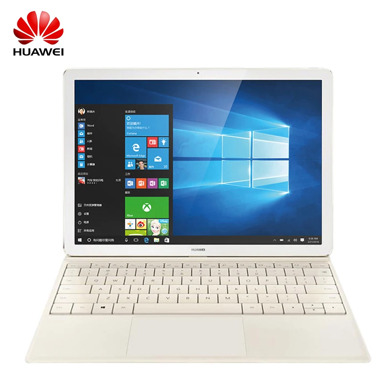 12,0 дюймов huawei MateBook Intel Core M3 cpu Windows 10 Мини ноутбук 4 Гб ОЗУ 128 Гб SSD 2160x1440 ips HD МП камера отпечаток пальца