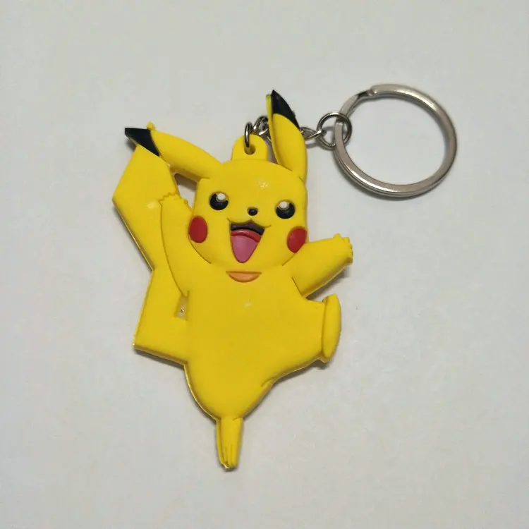 Мультфильм брелок с покемоном ПВХ брелок косплей Poochyena Snorlax Psyduck Bulbasaur Squirtle милые забавные новинки аксессуары Llavero