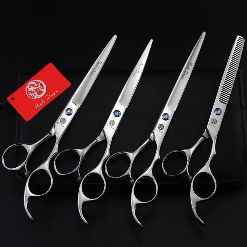 Фиолетовый дракон 7 0 дюймов профессиональные ножницы для домашних животных