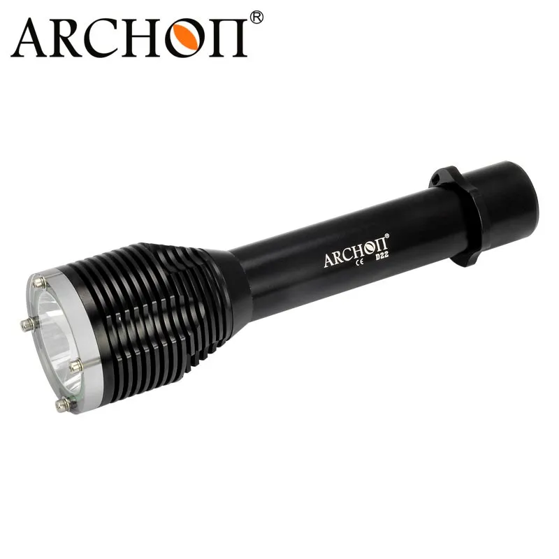 ARCHON D22 фонарик для дайвинга CREE XM L2 U2 max 1000 люмен подводный 100 м водонепроницаемый