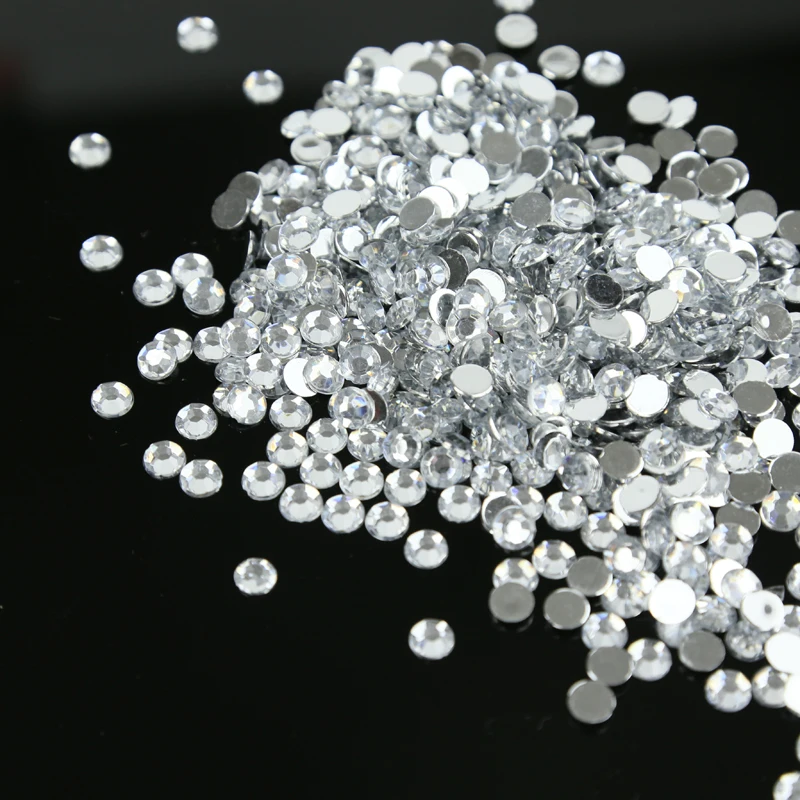 2880 Шт./лот Ясно Ремесло Горный Хрусталь 3 мм Прозрачный Алмаз Ногтей Телефон