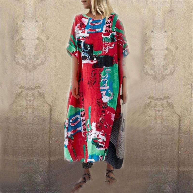 Женское платье Дамское праздничное летнее в пол модное Макси Повседневное с