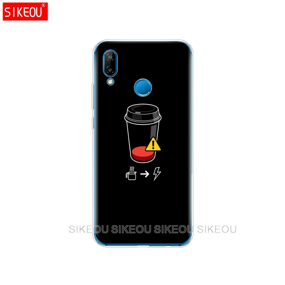 Силиконовый чехол для телефона Huawei P20 P7 P8 P9 P10 Lite Plus Pro 2017 P Smart coffee time|Бамперы| |