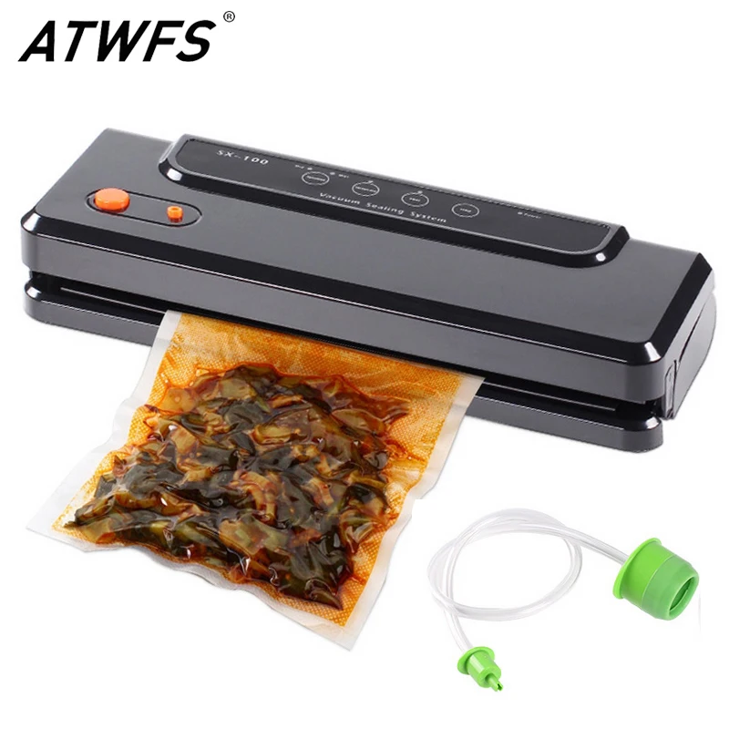 ATWFS многофункциональная вакуумная упаковочная машина для дома лучший вакуумный упаковщик свежая упаковочная машина вакуумная упаковочная машина для пищевых продуктов 150 Вт