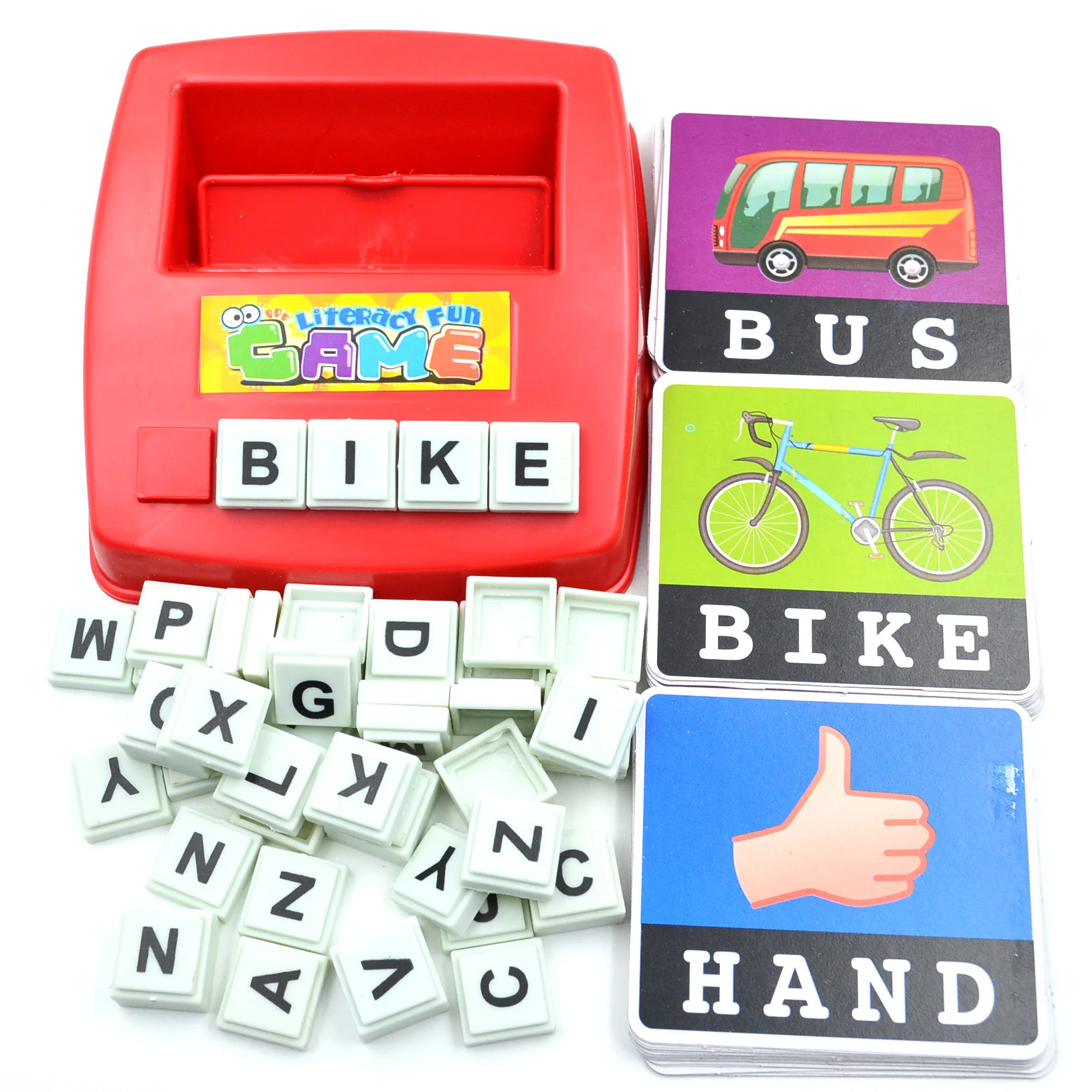 Детская обучающая машина на английском языке игровая карточка для правописания