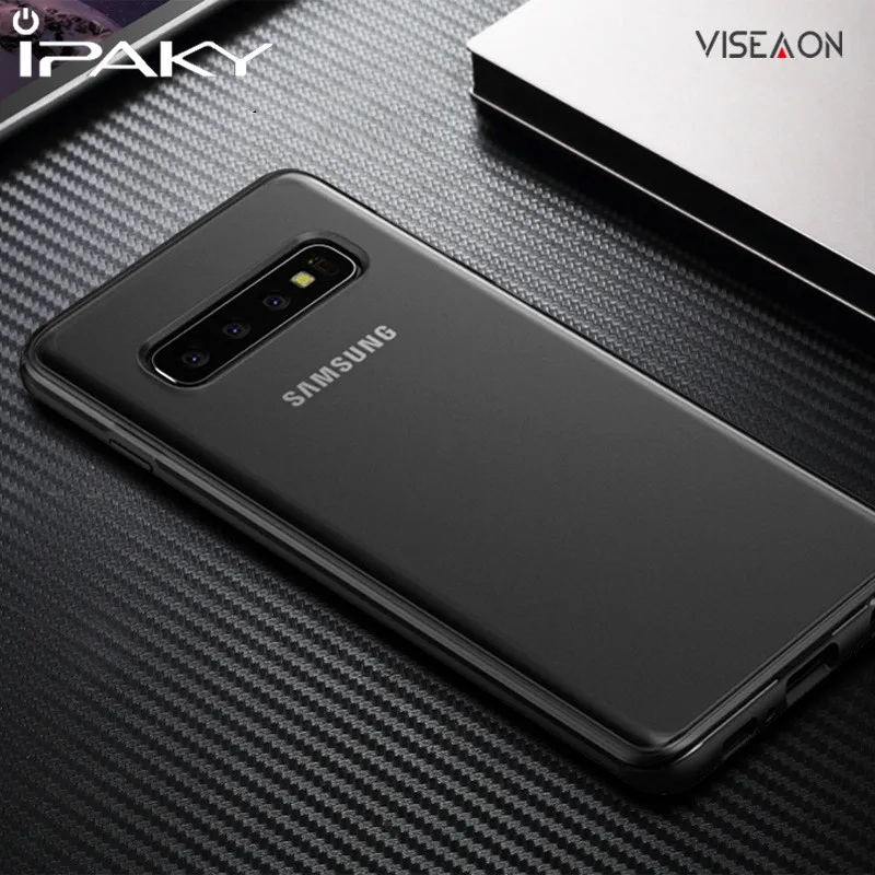 S10 Чехол iPaky ультра тонкий противоударный чехол для samsung galaxy S10 PLUS силиконовая крышка для PC для galaxy s10e s 10 plus чехол для телефона s