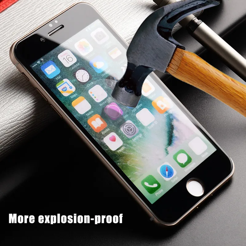 Защитное стекло vopton 5D с изогнутыми краями для iPhone 6 6S Plus закаленное защитное