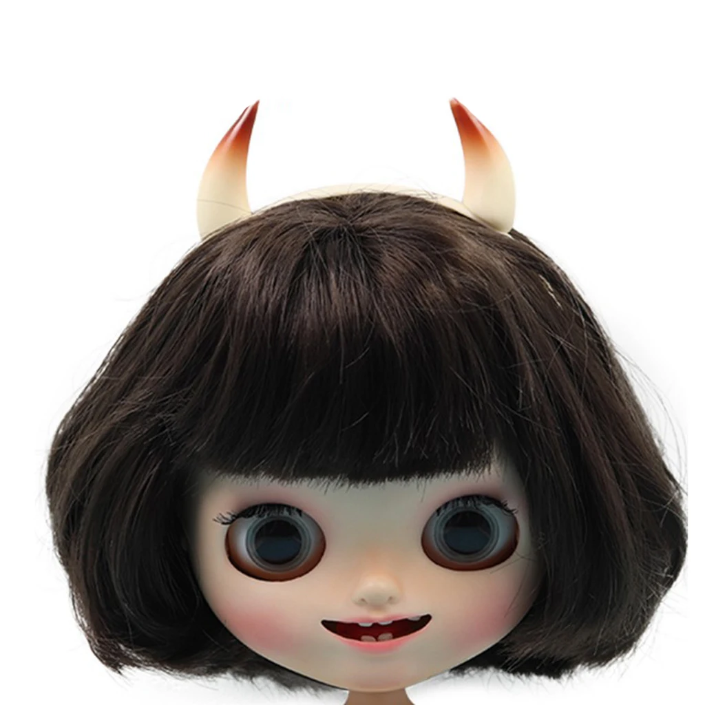 Прекрасный эластичный резиновый дьявол ободок с рогом для 12 дюймов Blythe Azone Pullip кукла косплей платье