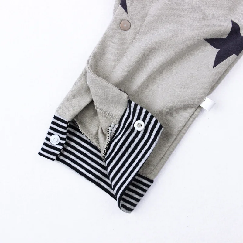 Лидер продаж 2017 модная весенняя детская одежда комплекты для малышей со звездами