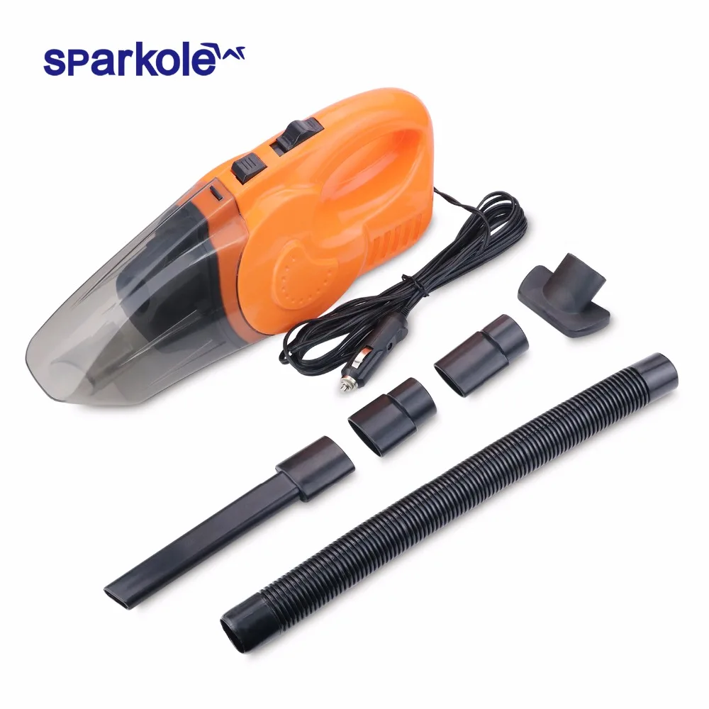 Пылесос автомобильный Sparkole 120 Вт 12 В для влажной и сухой уборки vacuum cleaner cleaner