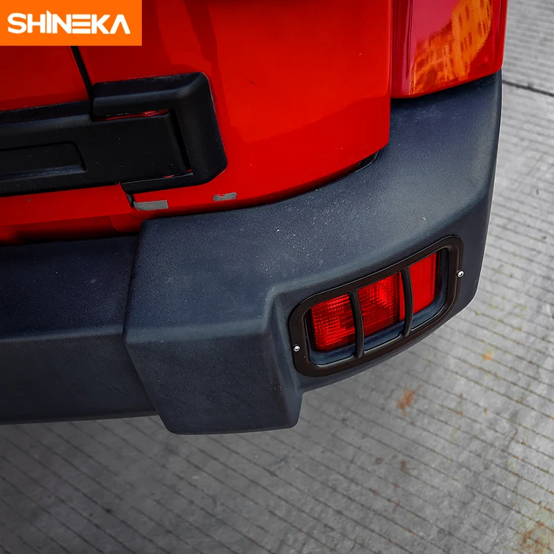 SHINEKA железная защитная накладка на заднюю фару противотуманной фары наклейка