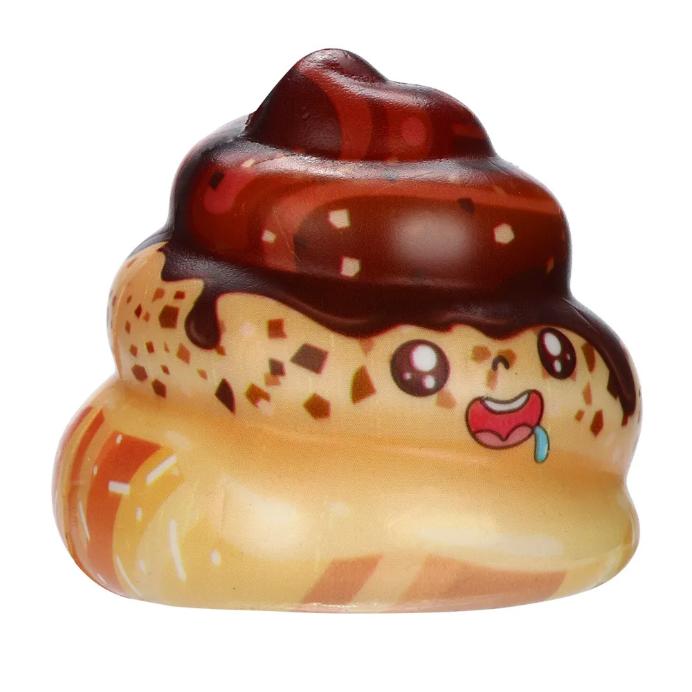 C Игрушечные какашки для торта Kawaii крем торт Poo медленно поднимающийся крем Ароматические игрушки для снятия стресса для детей - Цвет: C