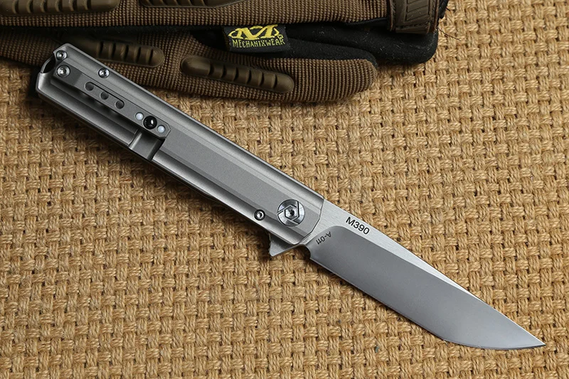 Складной нож CH 3513 лезвие M390 шарикоподшипник титановая ручка карманные ножи для