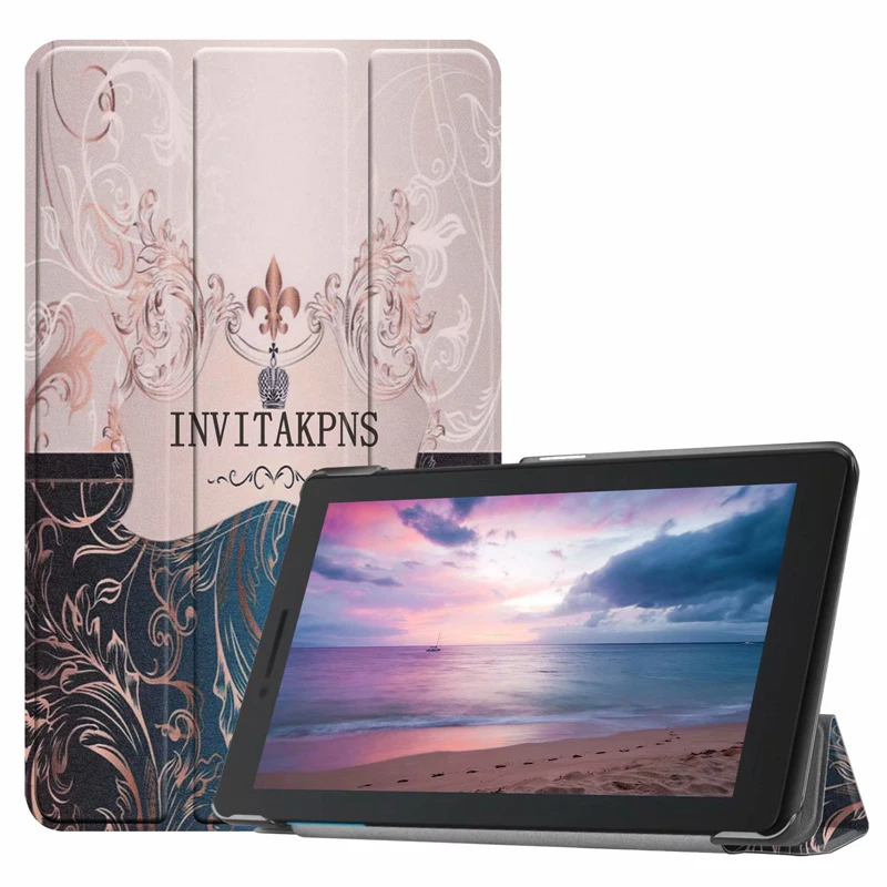 Для lenovo Tab E8 чехол Модный защитный чехол TabE8 TB-8304F чехол lenovo E8 8," корпус планшета с бабочкой девушка башня живопись