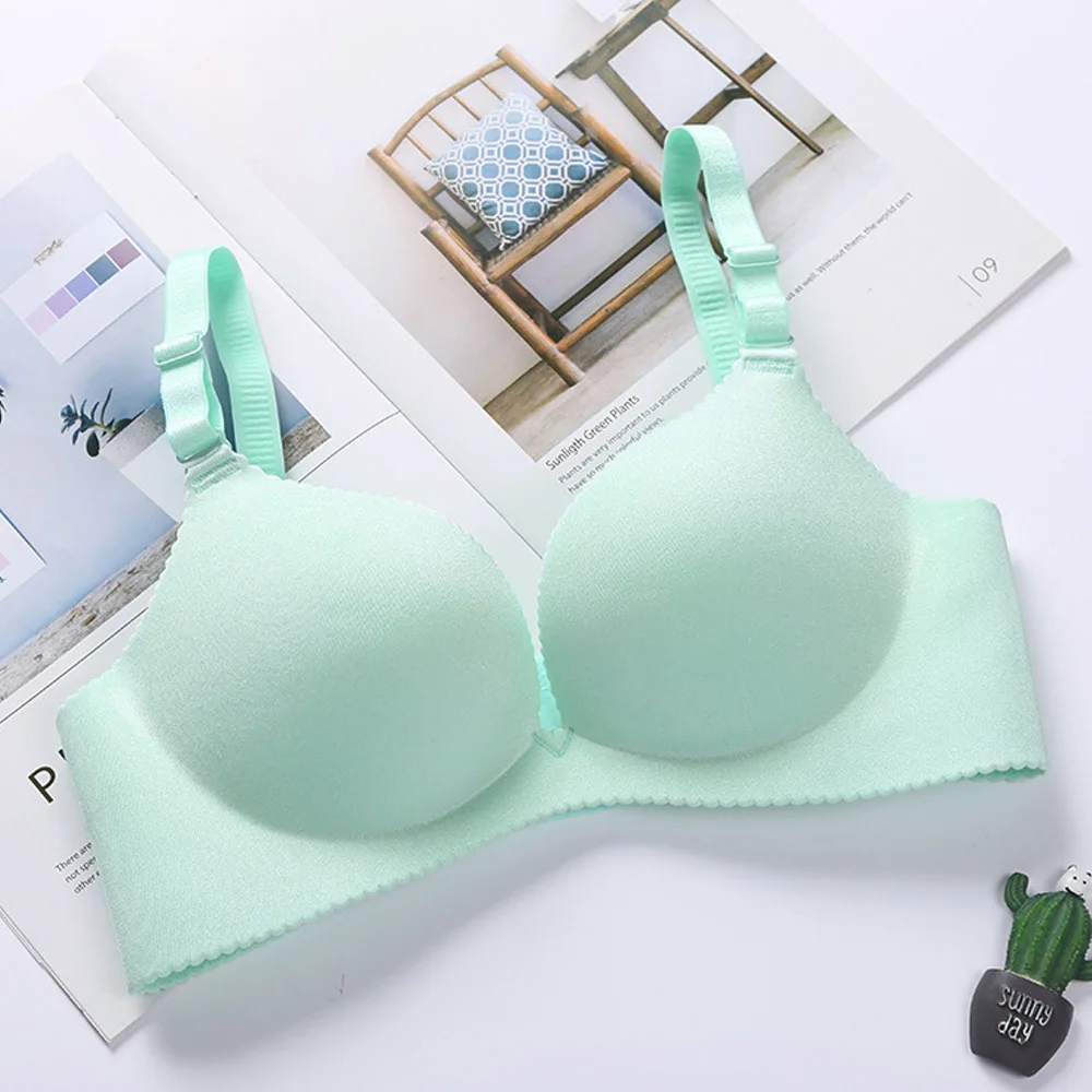Fashion Seamless Bras For Women Sexy Push Up Bra Lingerie Light Padded Wireless Brassiere Female Underwear Bralette 12 Color BH