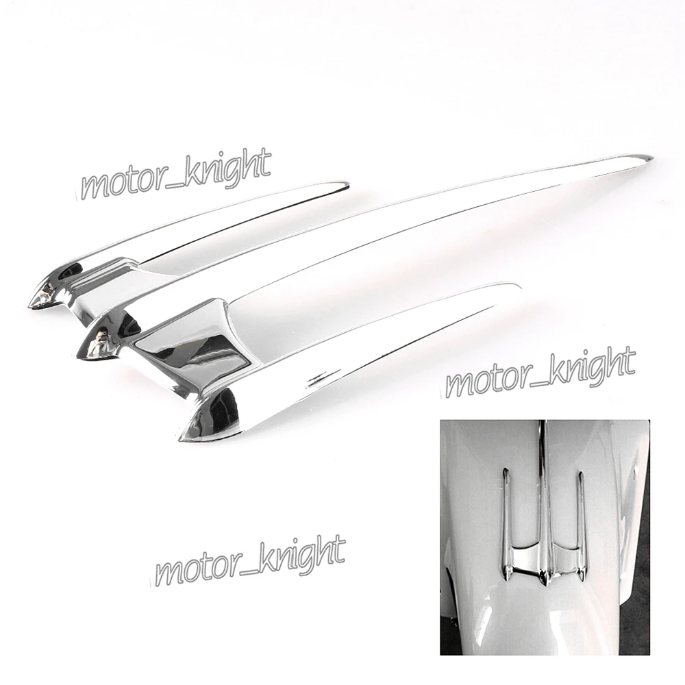 Хромированный ABS передний обтекатель Крышка крыла багажника для Honda Goldwing GL1800 2001