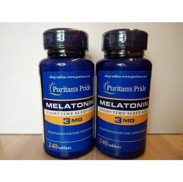 Бесплатная доставка помощь при ночном сне мелатонина 3 мг 240 шт. | Дом и сад