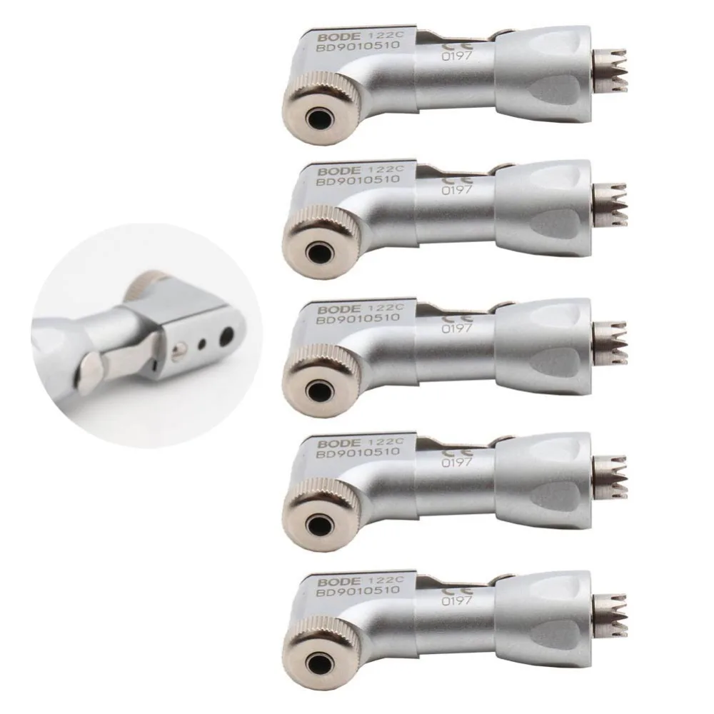 5 шт. стоматологический низкоскоростной наконечник воздушной турбины с обратным