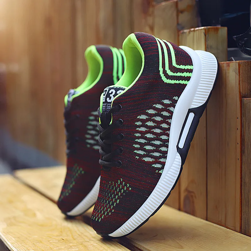 Misalwa/; летняя модная мужская обувь, увеличивающая рост; Flyknit; светильник, визуально увеличивающий рост; повседневная обувь на 6 см; мужские кроссовки; Hombre