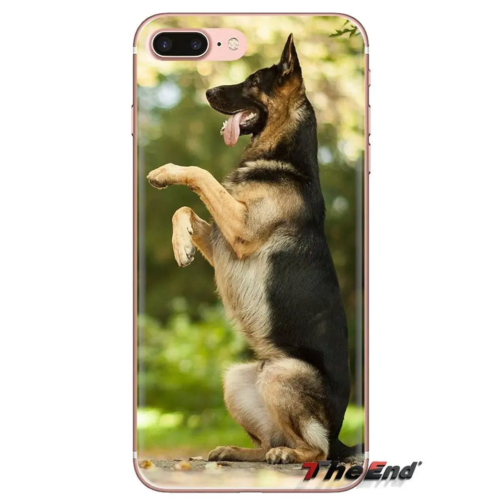 german shepherd dog Soft Transparent Shell Covers For Huawei Mate Honor 4C 5C 5X 6X 7 7A 7C 8 9 10 8C 8X 20 Lite Pro |