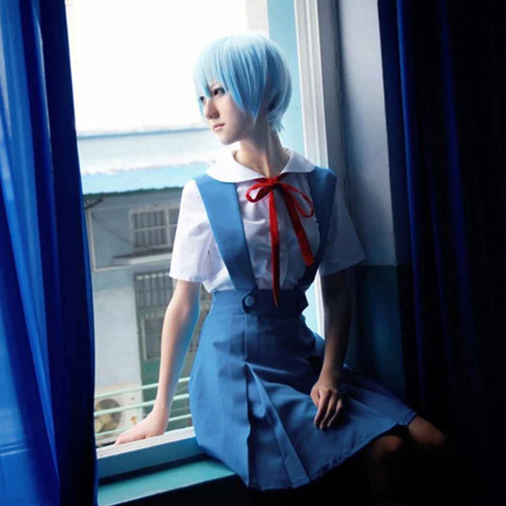 Хэллоуин леди Neon Genesis Evangelion косплэй Asuka Лэнгли Сорю Токио Аянами Рей костюм