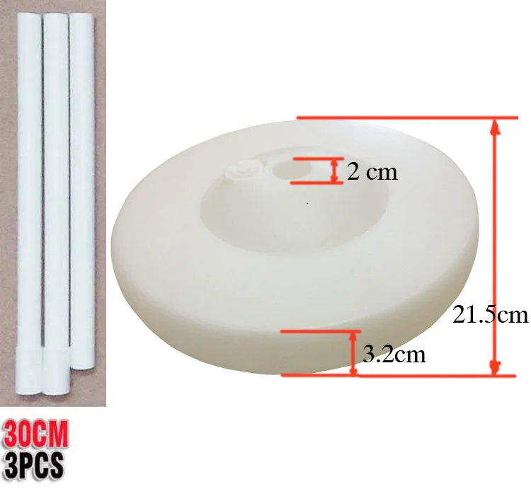 90cm Pole white Base Колонна для воздушных шаров/палочка для воздушных шаров и основа для дома и сада/праздничные и вечерние принадлежности/Свадебные украшения 90 см/120 см/150 см/160 см - Цвет: 90cm Pole white Base