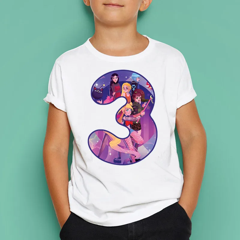 Детские топы с короткими рукавами и изображением Сейлор Мун на день рождения
