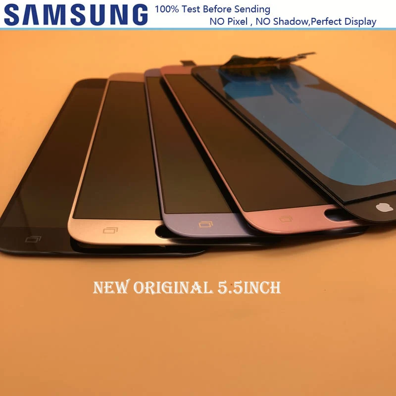 Сменный сенсорный ЖК-экран 5 дюйма для Samsung Galaxy J7 Pro 2017 J730 J730F | Мобильные телефоны и