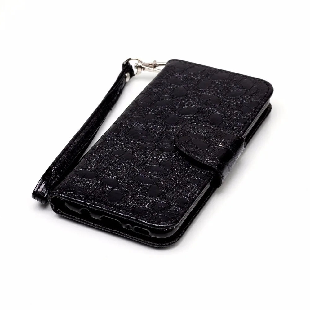 Laser butterfly leather sheath Covered edge drop for Samsung S5 S6 S7 S8 J3 J5 J7 A3 A5 luxury Leather Flip Phone Cases |