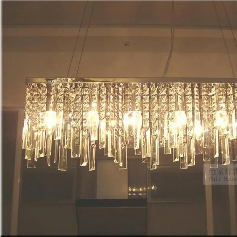 Италия подвесной хрустальный свет для кафе и столовой lustres de cristal Современная