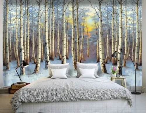 

[Self-Adhesive] 3D Oil Painting Tree 128 Wall Paper mural Wall Print Decal Wall Murals