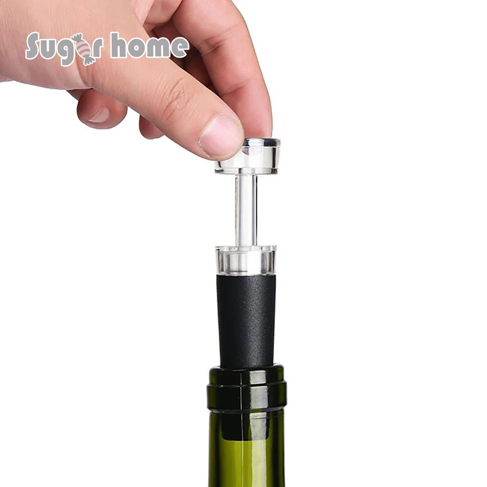 Красное вино бутылки шампанского винного стакана Хранитель Пробка с воздушным