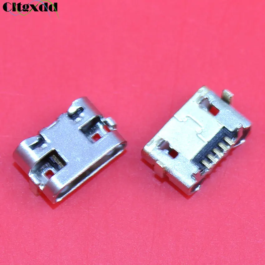 Cltgxdd 20 ~ 200 шт. 5 контактный гнездовой разъем Micro USB зарядное гнездо порт коннектор