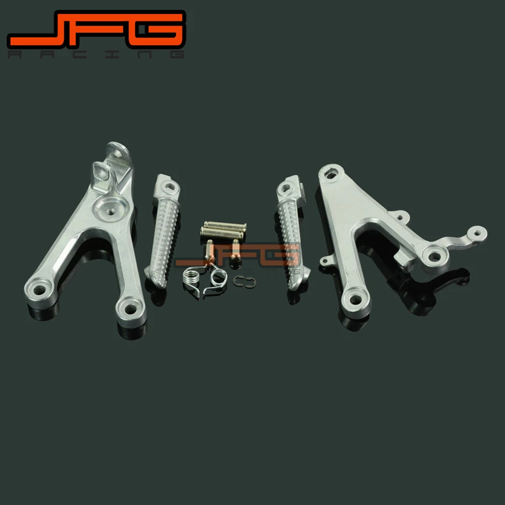 

Footrests Front Foot Pegs Pedals Rest footpegs For YAMAHA YZF R6 2003-2005 03 04 05 YZF R6S 2006-2010 06 07 08 09 10 Motorcycle