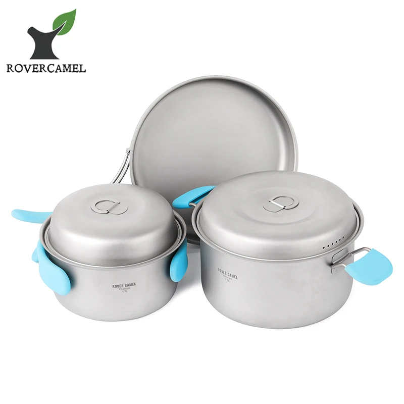 Rover Camel Cookset уличная походная пикник посуда для приготовления пищи комплект 3 шт. кастрюля Ta8501